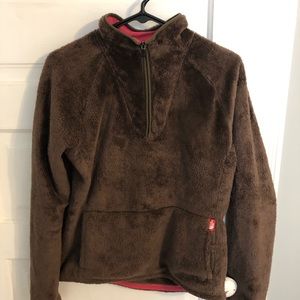 North Face fleece quarter zip